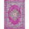 Homeroots 4 x 6 ft. Fuchsia & Blue Distressed Area Rug 385260 - alternate 1
